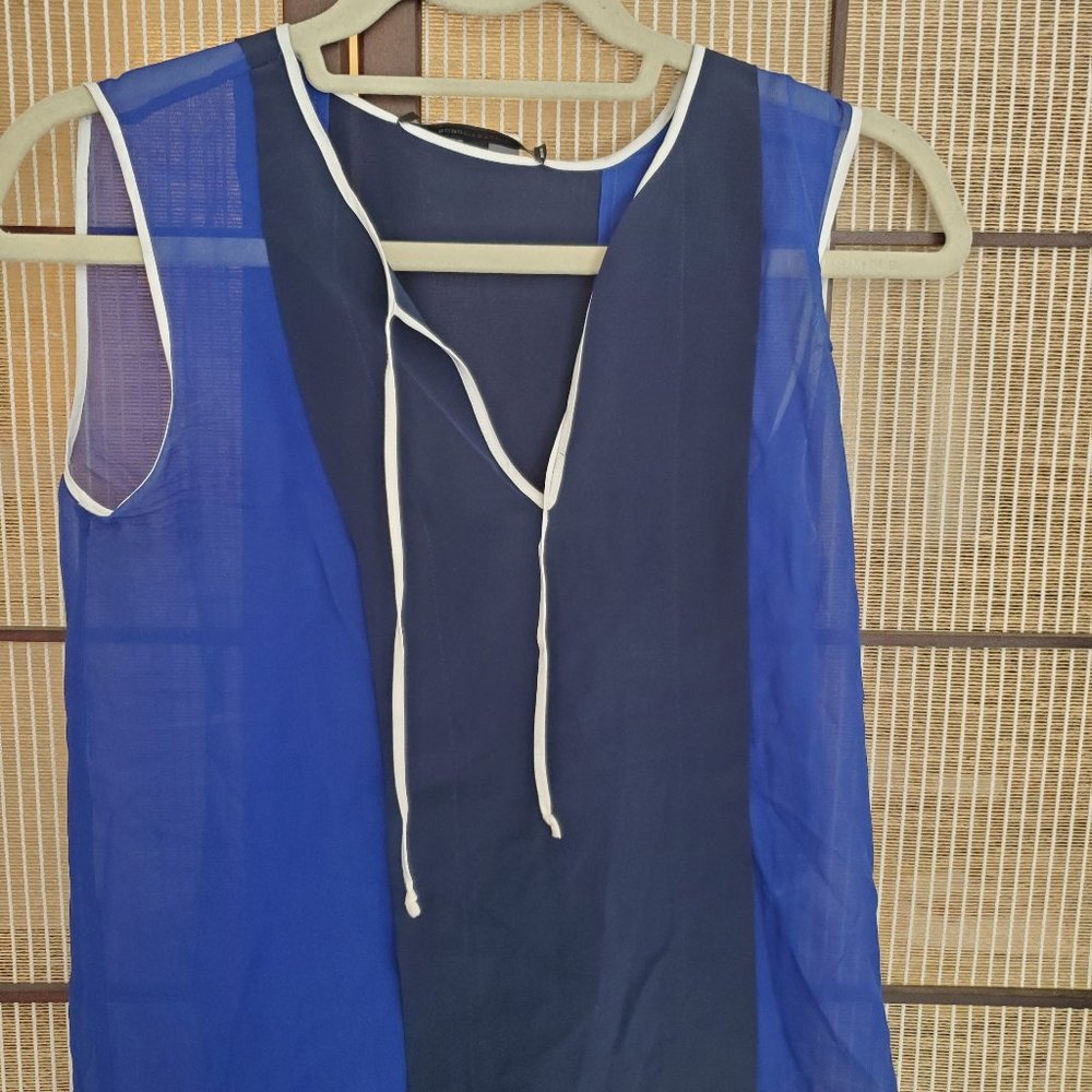 BCBG Lula Silk Sleeveless Top